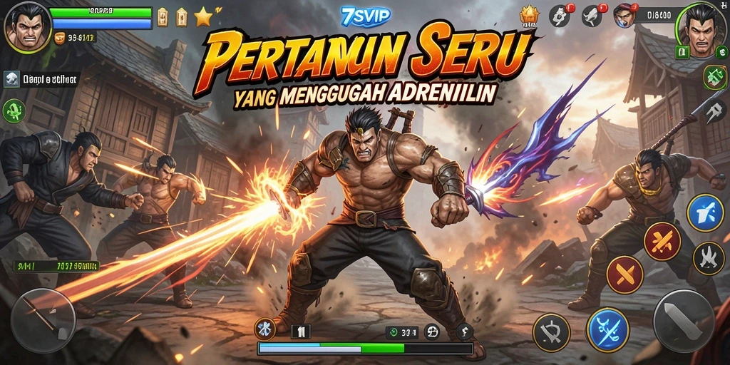 Gameplay 7SVIP menampilkan serangan yang cepat dan grafis yang menawan.