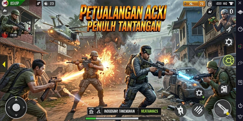 Tampilan pertarungan seru dalam game 8SVIP.