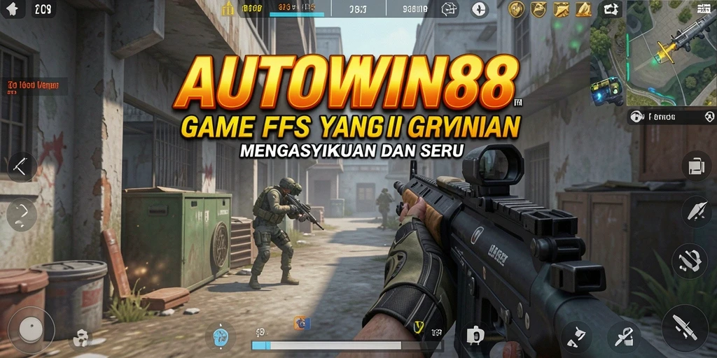 Tangkapan layar AUTOWIN88 menampilkan aksi mendebarkan dalam permainan FPS.