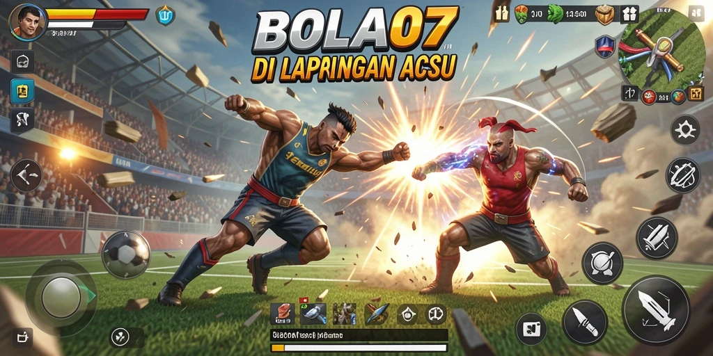 Tampilan menarik dari gameplay BOLA07 yang memicu adrenalin.