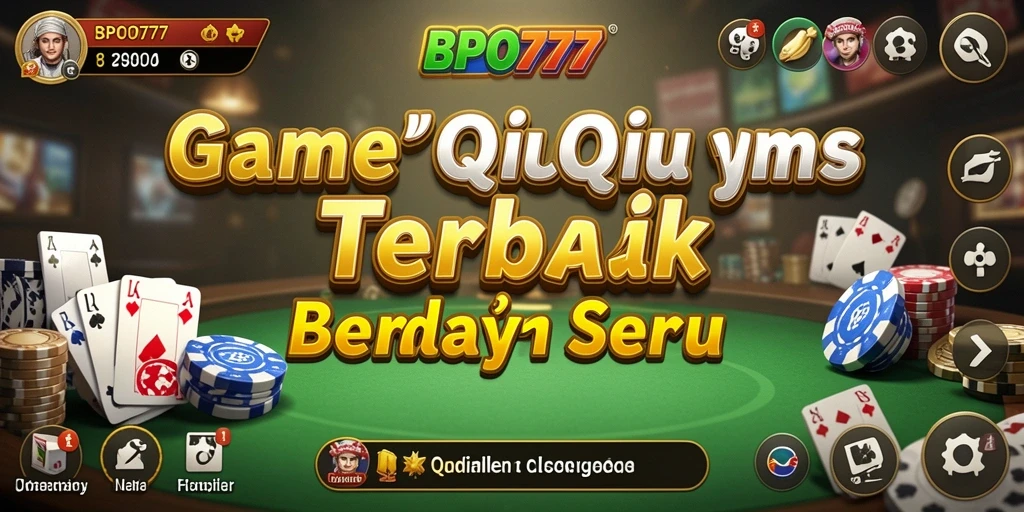 Screenshot gameplay seru dalam BPO777 menampilkan aksi QiuQiu yang mendebarkan.