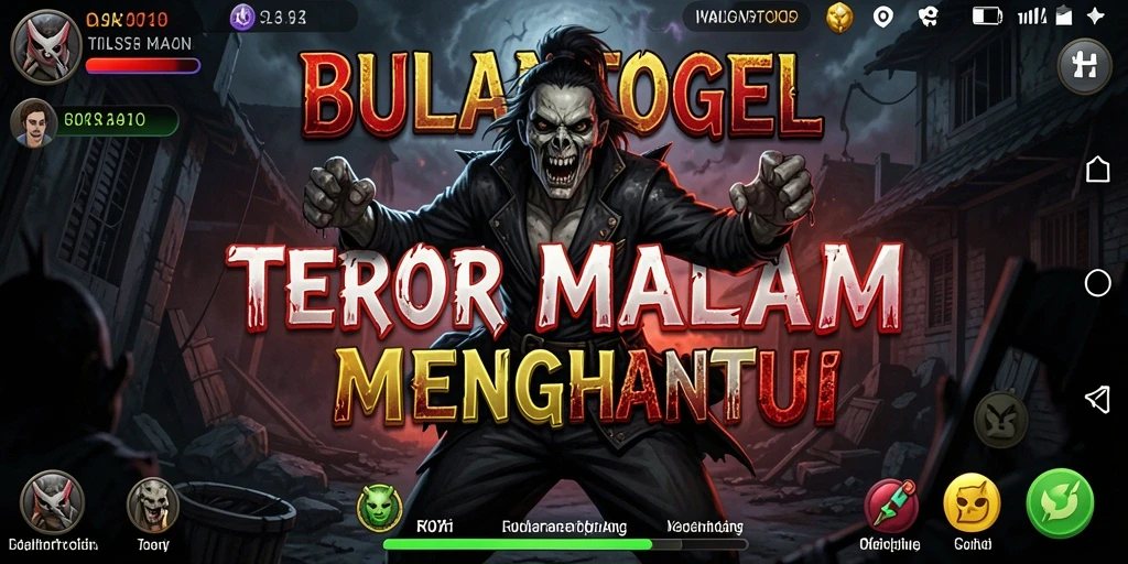 Menggambarkan suasana menakutkan dalam gameplay BULANTOGEL.
