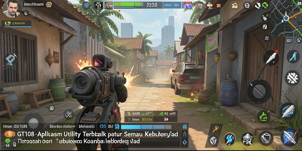 Tampilan antarmuka GT108 yang bersih dan nyaman digunakan.