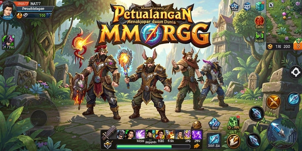 Tangkap momen seru dalam gameplay <strong>INA777</strong> saat bertarung dengan monster epik.