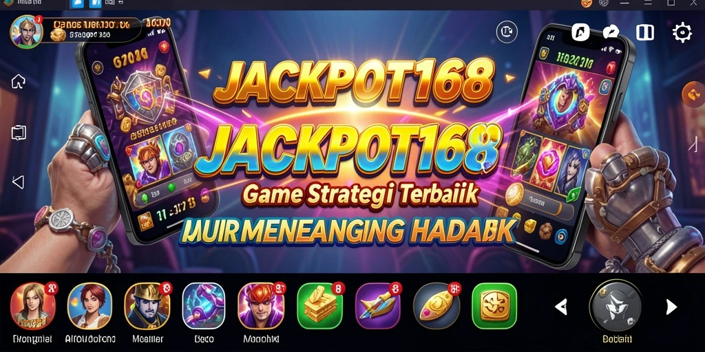 Tampilan gameplay JACKPOT168 yang mendebarkan dan penuh strategi.