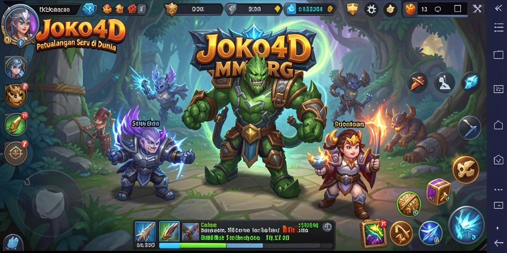 Tampilan gameplay JOKO4D yang menawan dalam dunia MMORPG.