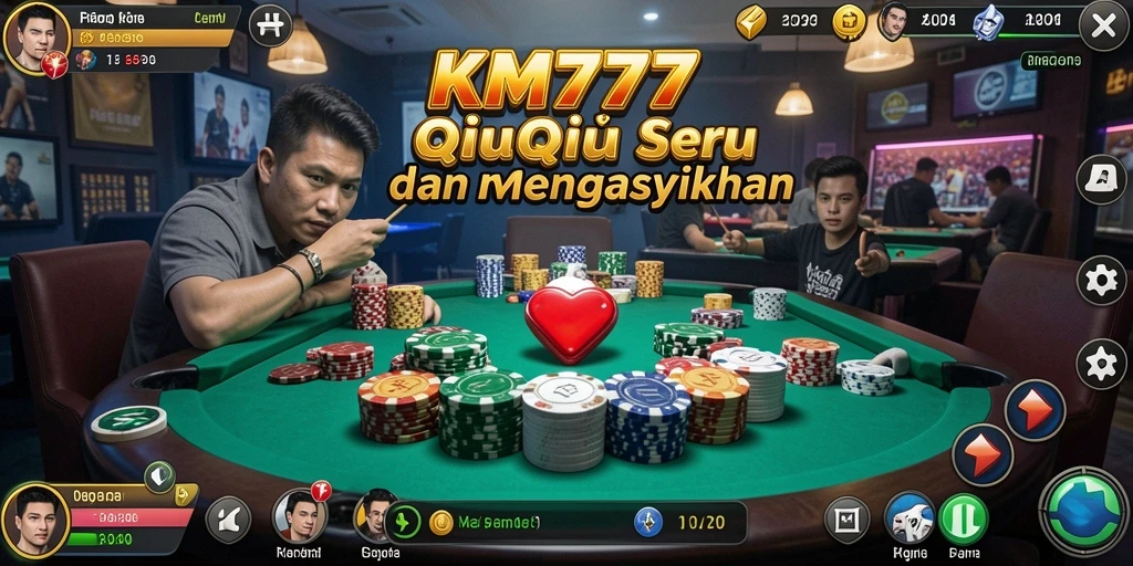 Gameplay QiuQiu yang menarik dan seru.