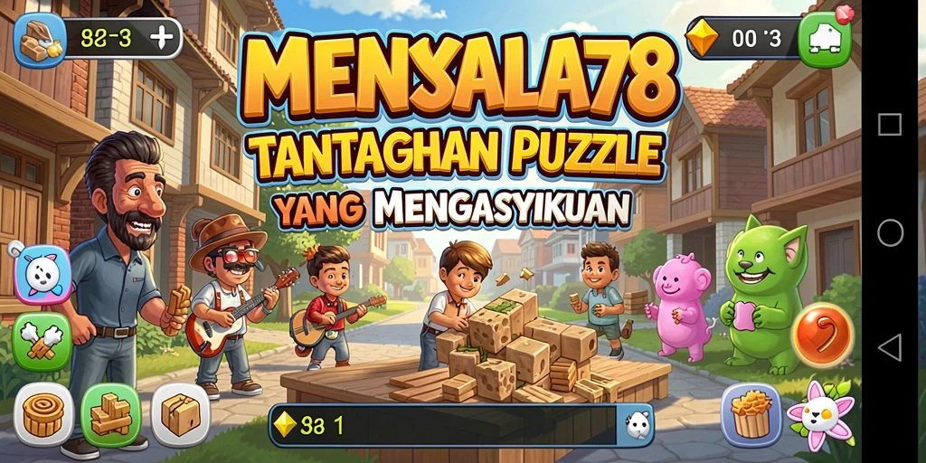 Tampilkan gameplay puzzle MENYALA78 yang menarik dan menantang.