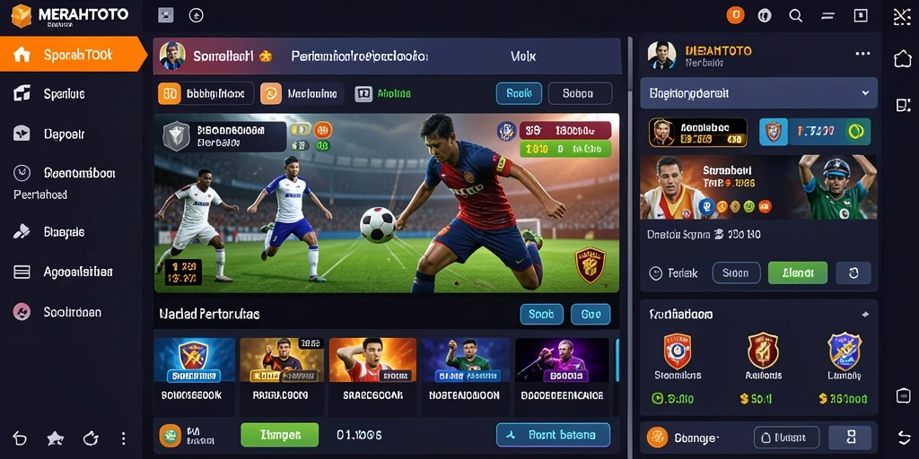 Tampilan gameplay menarik dari <strong>MERAHTOTO</strong> dengan berbagai pilihan taruhan olahraga.