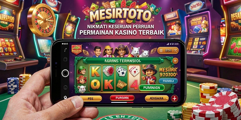Tampilan gameplay Kasino di MESIRTOTO yang menarik dan menghibur.