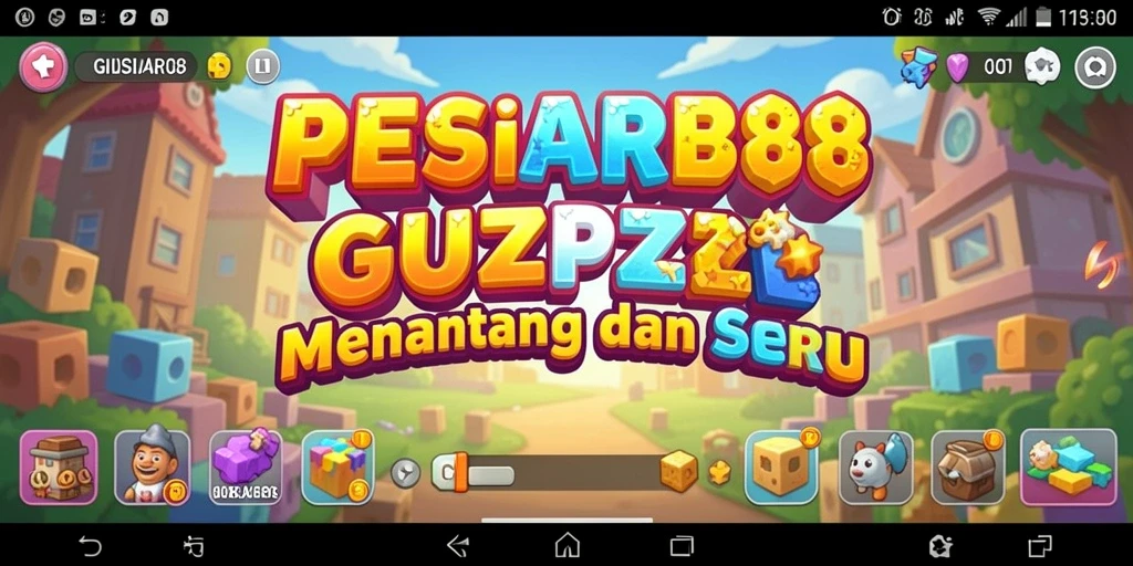 Tangkapan layar gameplay PESIAR88 yang menampilkan teka-teki menarik.
