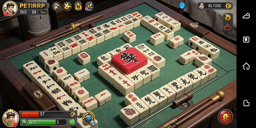 Tampilan menarik gameplay Mahjong dari PETIRRP.