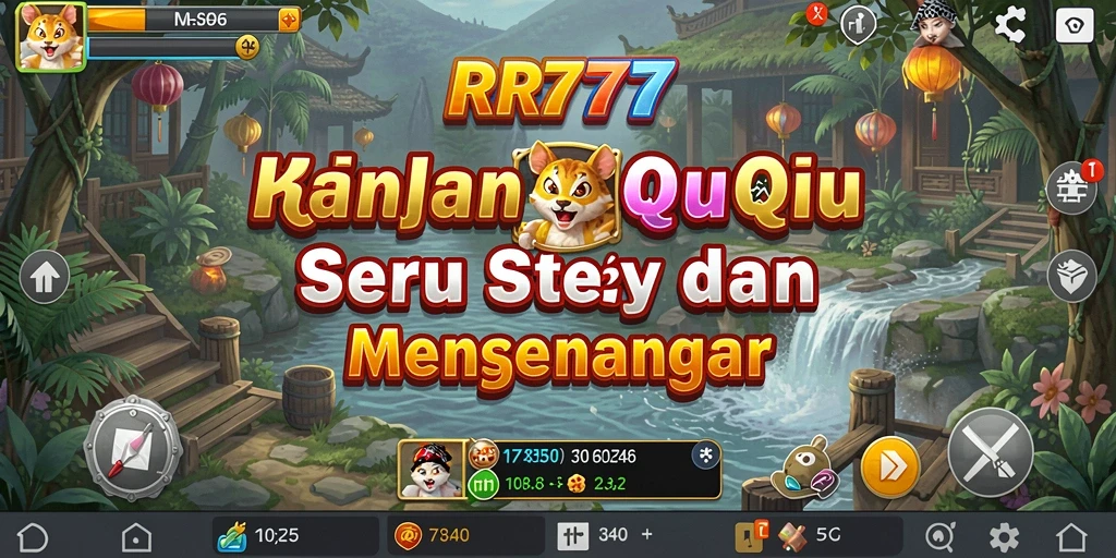 Screenshot gameplay RR777 yang menunjukkan serunya bermain QiuQiu.