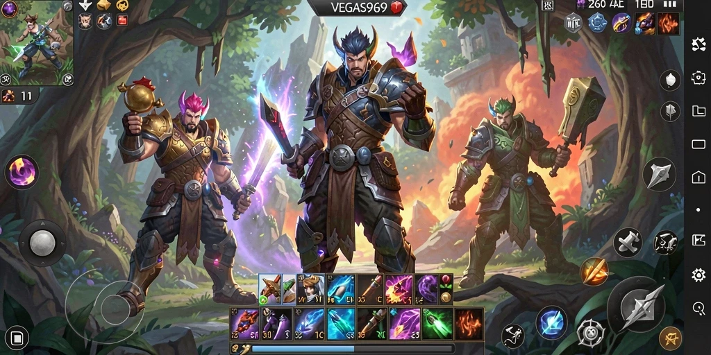 Tampilan gameplay <strong>VEGAS969</strong> dengan petualangan RPG yang seru dan menegangkan.