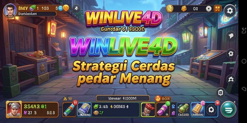 Tampilan gameplay WINLIVE4D yang dinamis dan menantang.