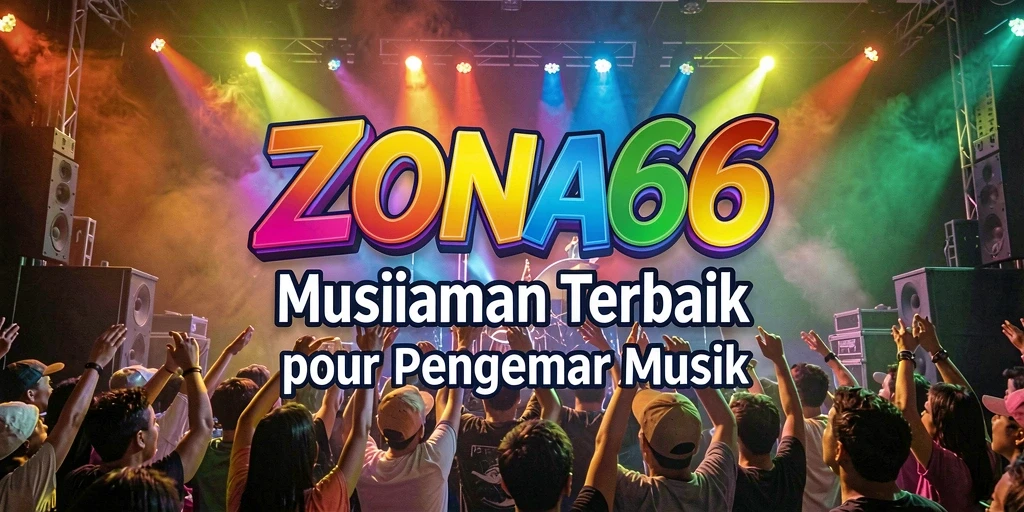 Screenshot gameplay ZONA66 menunjukkan pemain berinteraksi dengan lagu favorit.