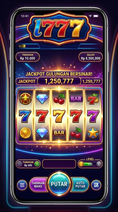 Tampilan antarmuka pengguna l777 yang menarik dan mudah digunakan.